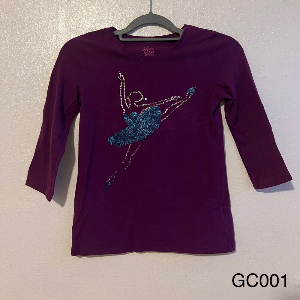 Girls Long Sleeve Graphic Tee 10/12